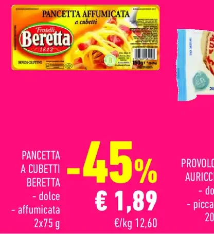 Pancetta a cubetti Beretta