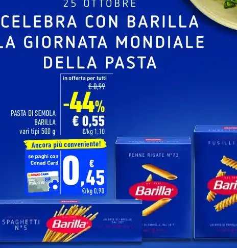 Pasta di semola Barilla