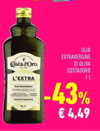 Olio extravergine di oliva Costa d'Oro
