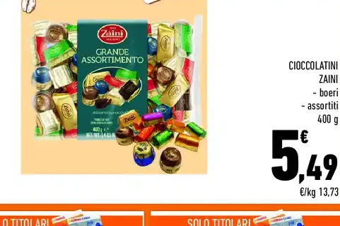 Cioccolatini Zaini