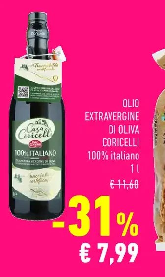 Olio extravergine di oliva Coricelli