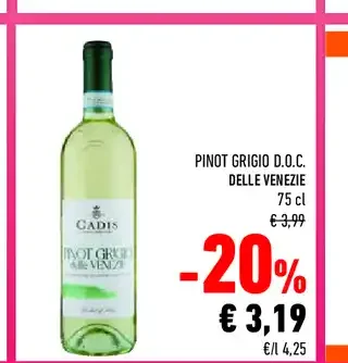 Pinot Grigio D.O.C. delle Venezie Cadis