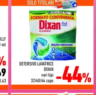 Detersivo lavatrice Dixan