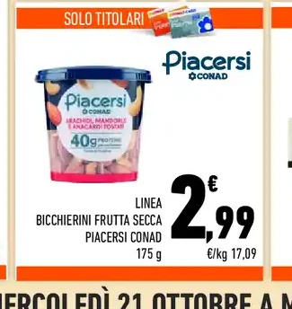 Bicchierini frutta secca