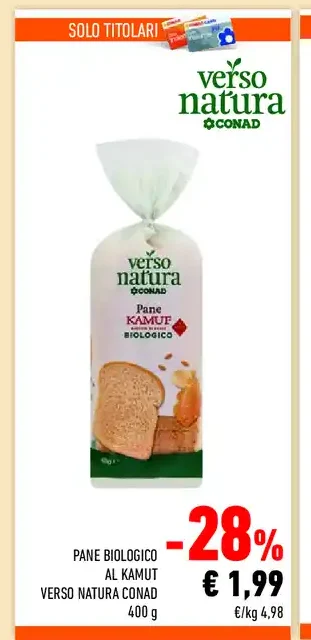 Pane biologico al kamut