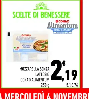 Mozzarella senza lattosio