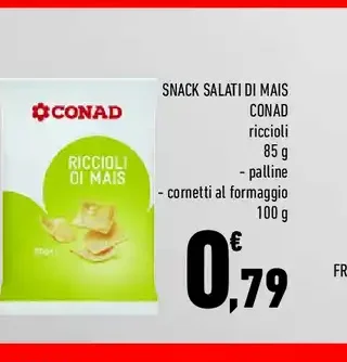 Snack salati di mais