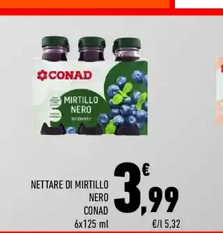Nettare di mirtillo nero