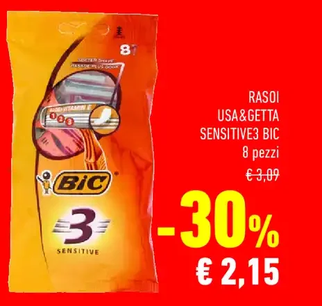 Rasoi usa e getta BIC Sensitive3