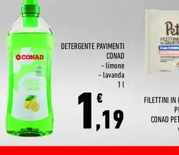 Detergente pavimenti Conad