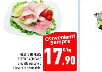 Filetto di pesce persico africano