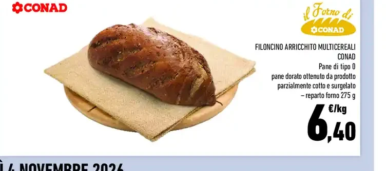 Filoncino arricchito multicereali