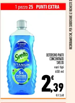 Detersivo piatti Svelto