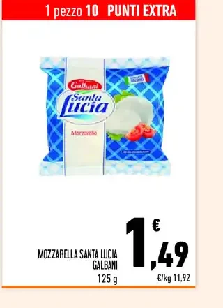 Mozzarella Santa Lucia Galbani