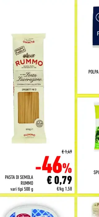 Pasta di semola Rummo