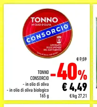 Tonno Consorcio in olio di oliva
