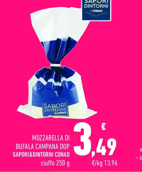 Mozzarella di Bufala Campana DOP Sapori&Dintorni Conad