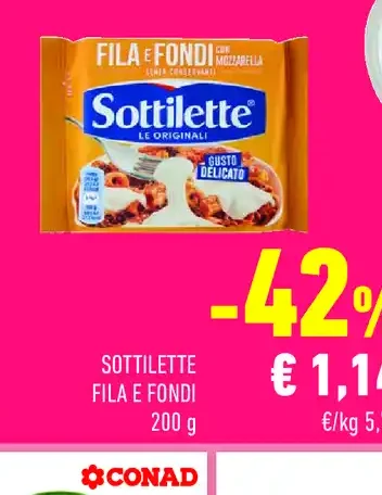 Sottilette Fila e Fondi