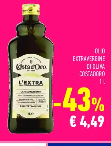 Olio extravergine di oliva Costa d'Oro