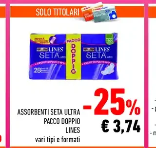 Assorbenti Seta Ultra Lines