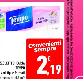 Fazzoletti di carta Tempo
