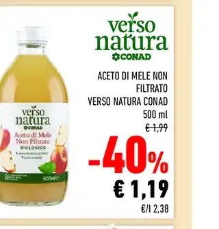 Aceto di mele non filtrato