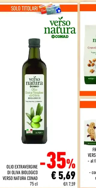 Olio extravergine di oliva biologico