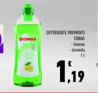 Detergente pavimenti Conad