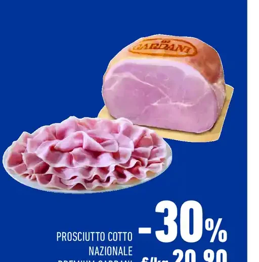 Prosciutto cotto nazionale premium