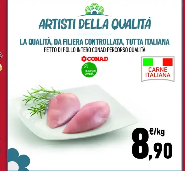 Petto di pollo intero
