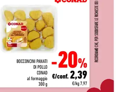 Bocconcini panati di pollo