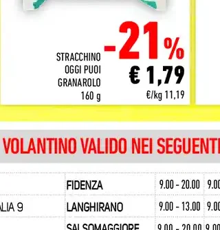 Stracchino Oggi Puoi Granarolo