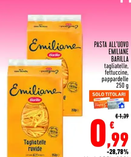 Pasta all'uovo Emiliane Barilla