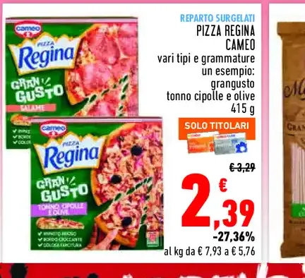Pizza Regina Cameo