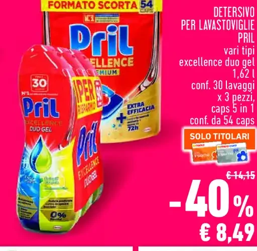 Detersivo lavastoviglie Pril