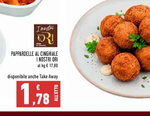Pappardelle al cinghiale I nostri ORI
