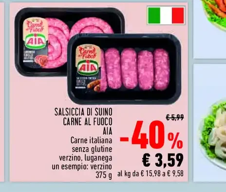 Salsiccia di suino AIA