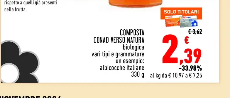 Composta Conad Verso Natura biologica
