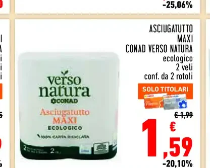 Asciugattutto Maxi Verso Natura Conad