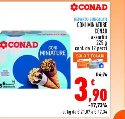 Miniature assortite Conad