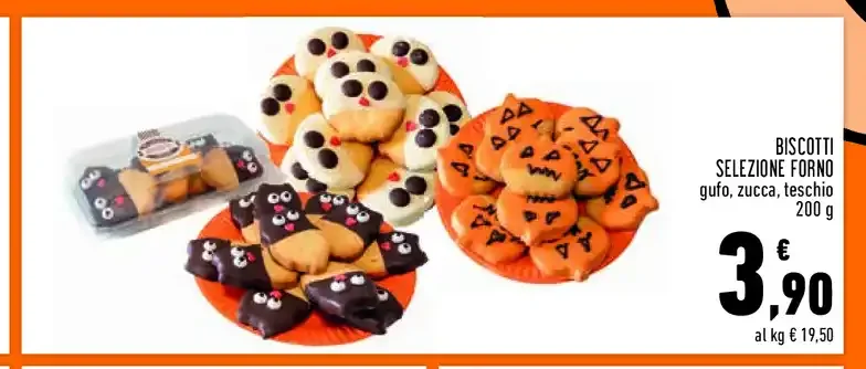 Biscotti selezione forno Halloween