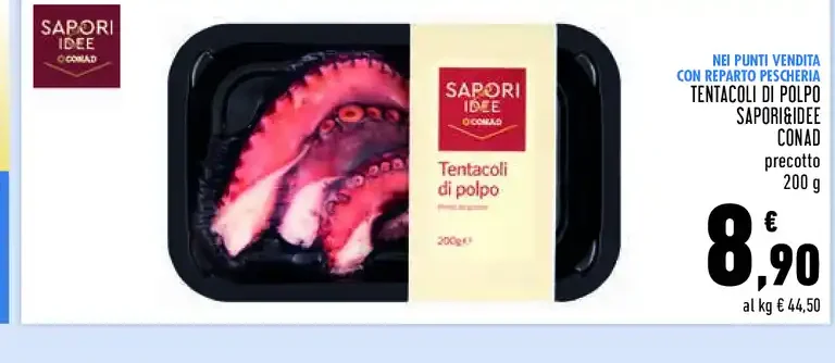 Tentacoli di polpo Sapori&Idee Conad
