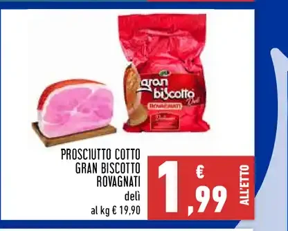 Prosciutto cotto Gran Biscotto Rovagnati