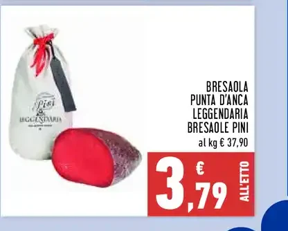 Bresaola punta d'anca Leggendaria Bresaole Pini