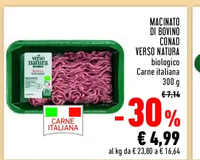Macinato di bovino biologico
