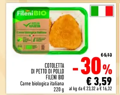 Cotoletta di petto di pollo