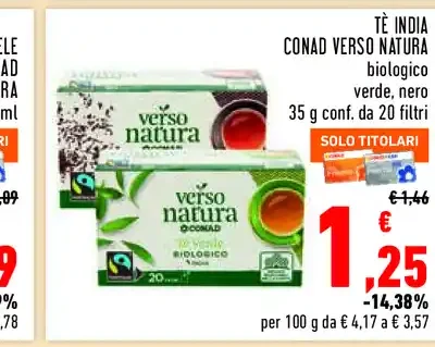Tè India biologico