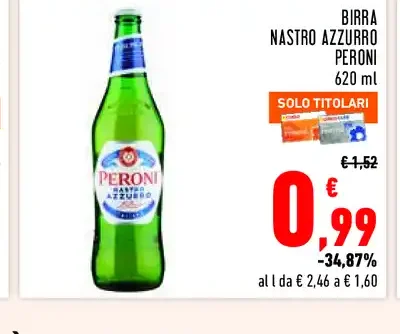 Birra Nastro Azzurro Peroni