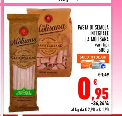 Pasta di semola integrale La Molisana