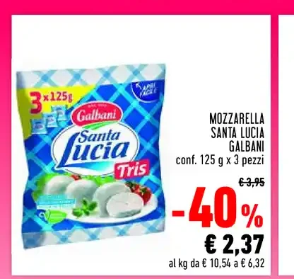Mozzarella Santa Lucia Galbani